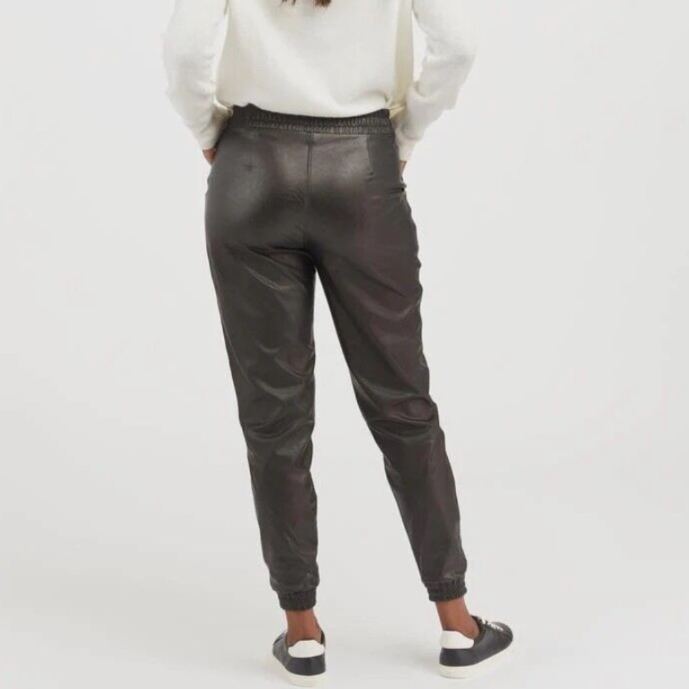 Spanx Leather Like Jogger Pant - Picture 3 of 11